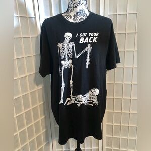 I Got Your Back - Tee Shirt XL - Funny Halloween Skeleton